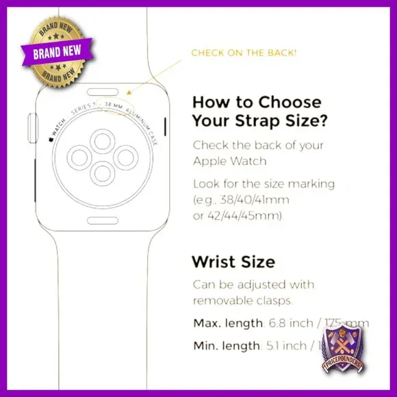 Stainless Steel Apple Watch Band Adjustable Classic Elegant Minimal Chic Strap - Picture 6 of 7